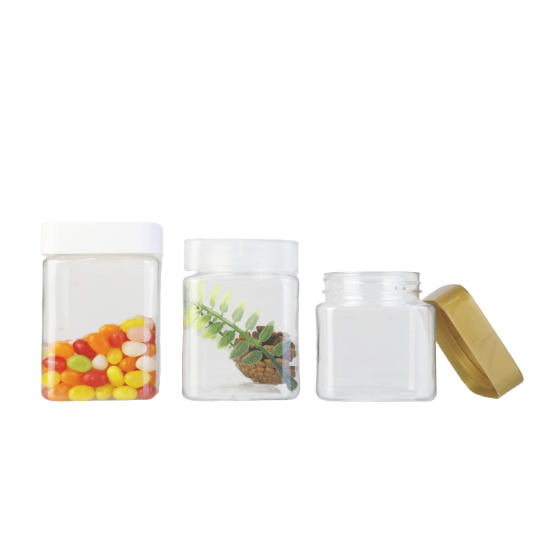 Square Plastic Jars Factory - 250ml-360ml Food Grade Plastic Pot