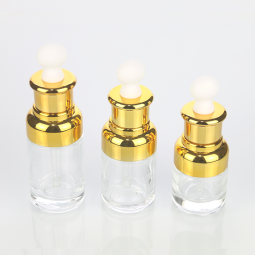 Gold Silver Glass Dropper Bottles Supplier - Custom 20ml-100ml Essential Oil Packaging