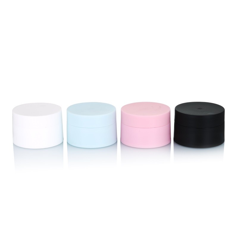 Acrylic Cosmetic Jars Supplier - Frosted Pet Plastic Lip Scrub Container