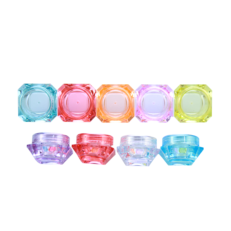 Plastic Cream Jars Factory - 3g-10g Nail Decoration Lip Balm Jars