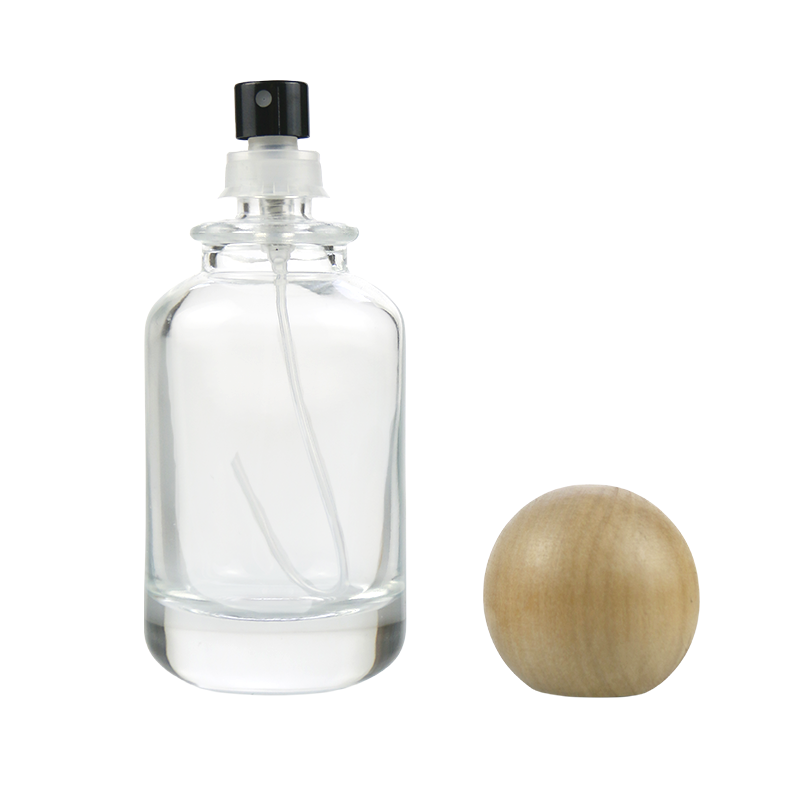 Wood Ball Lid Spray Bottles Supplier - 30ml-100ml Fine Mist Glass Perfume Bottles