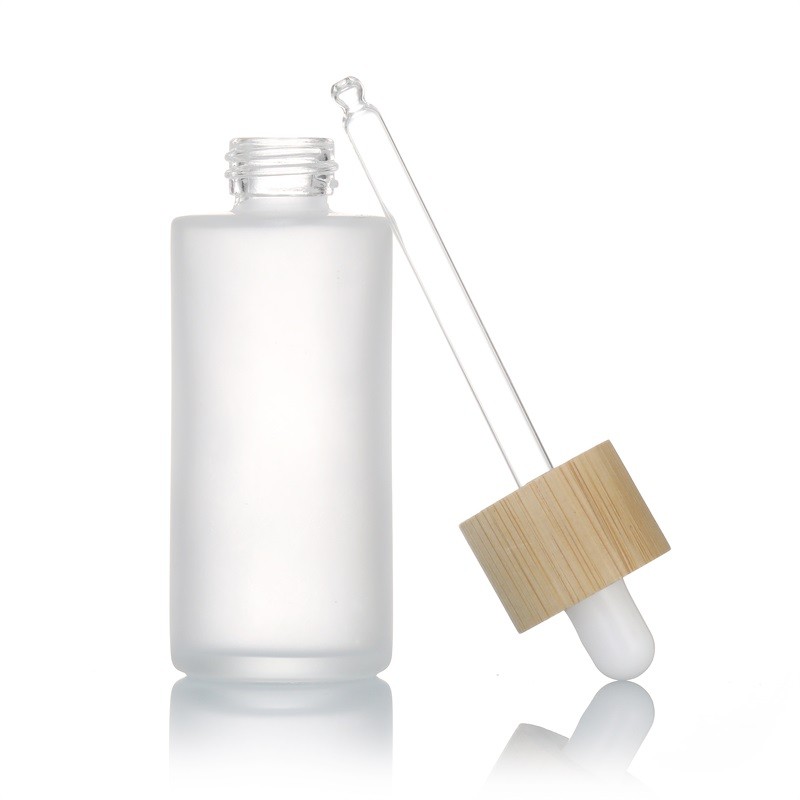 Matte Black Glass Bottles Factory - Custom 20ml-100ml Serum Pipette Bottles