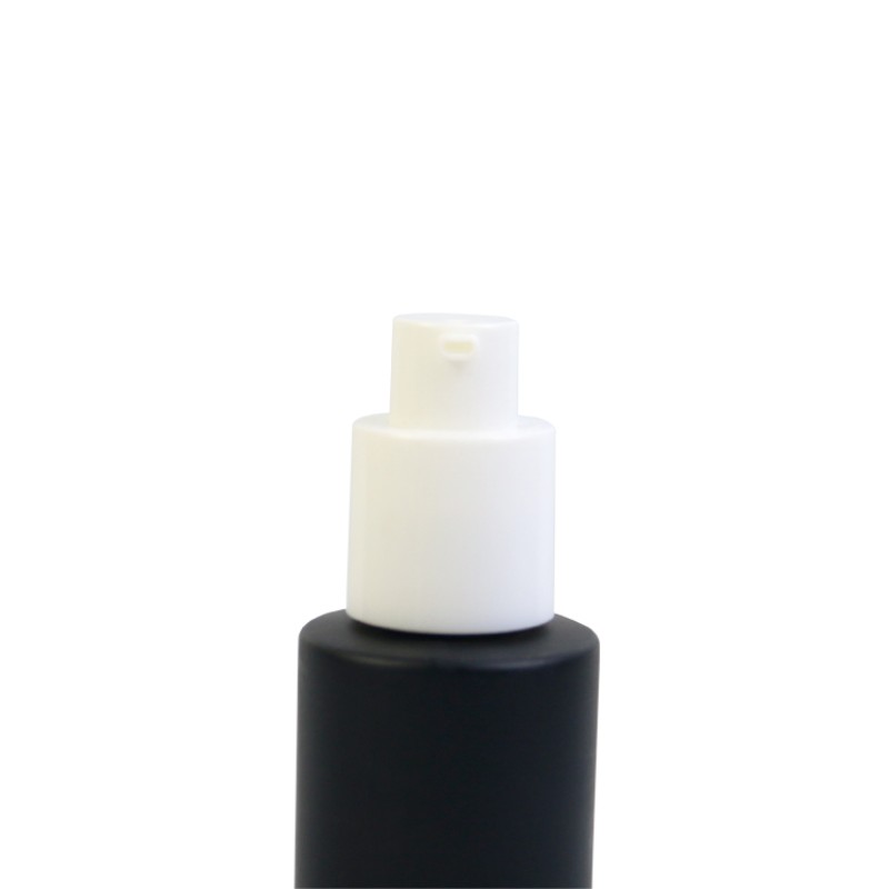 Matt Black Glass Bottles Supplier - 20ml-80ml Frosted Body Lotion Bottles