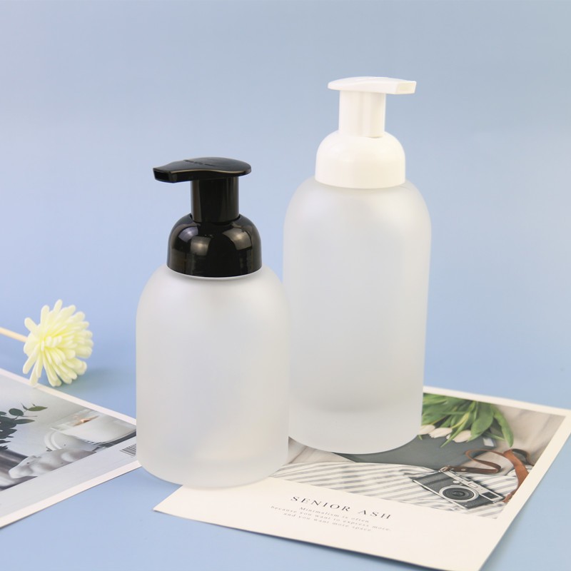 Glass Soap Bottles Manufacturer - 250ml-375ml Foaming Pump Dispenser