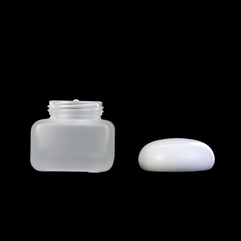 Square Glass Bottles Factory - 30ml-120ml Frosted Cream Lotion Spray Bottles