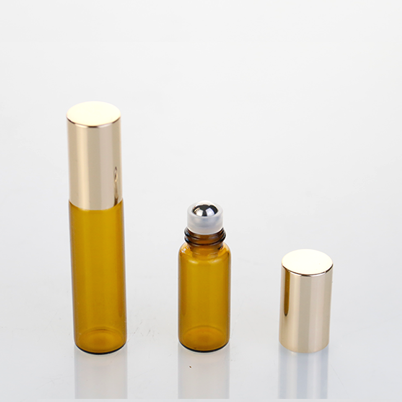 Brown Glass Roller Bottles Manufacturer - 1ml-10ml Essential Oil Roll On Bottles