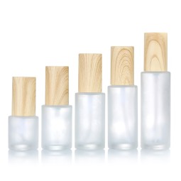 Foundation Glass Bottles Supplier - 30ml-120ml Flat Shoulder Lotion Bottles