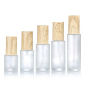 Foundation Glass Bottles Supplier - 30ml-120ml Flat Shoulder Lotion Bottles