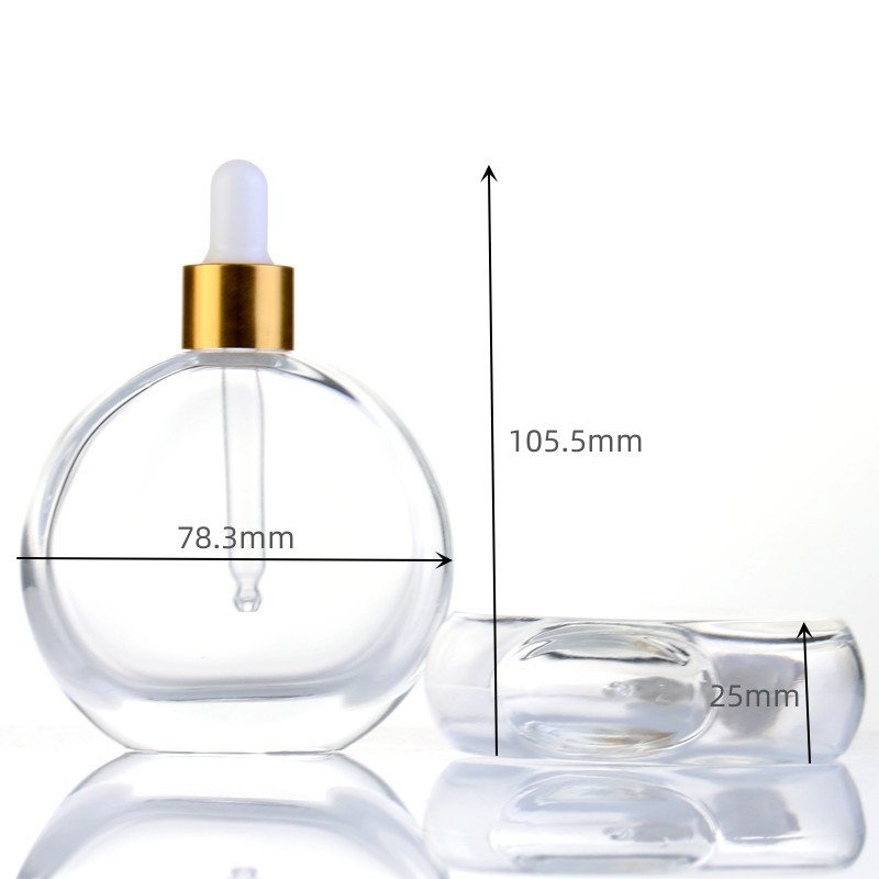 Glass Dropper Bottles Manufacturer - Custom 60ml Skin Care Serum Bottles