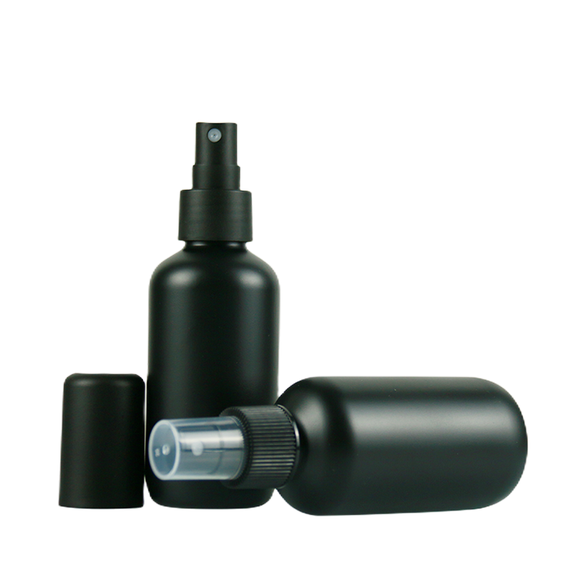 Plastic Spray Bottles Manufacturer - 60ml-120ml Matte Black Fine Mist Bottles