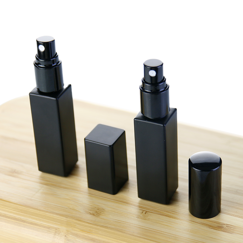 Matte Black Spray Bottles Supplier - 5ml-10ml Square Fine Mist Perfume Bottles