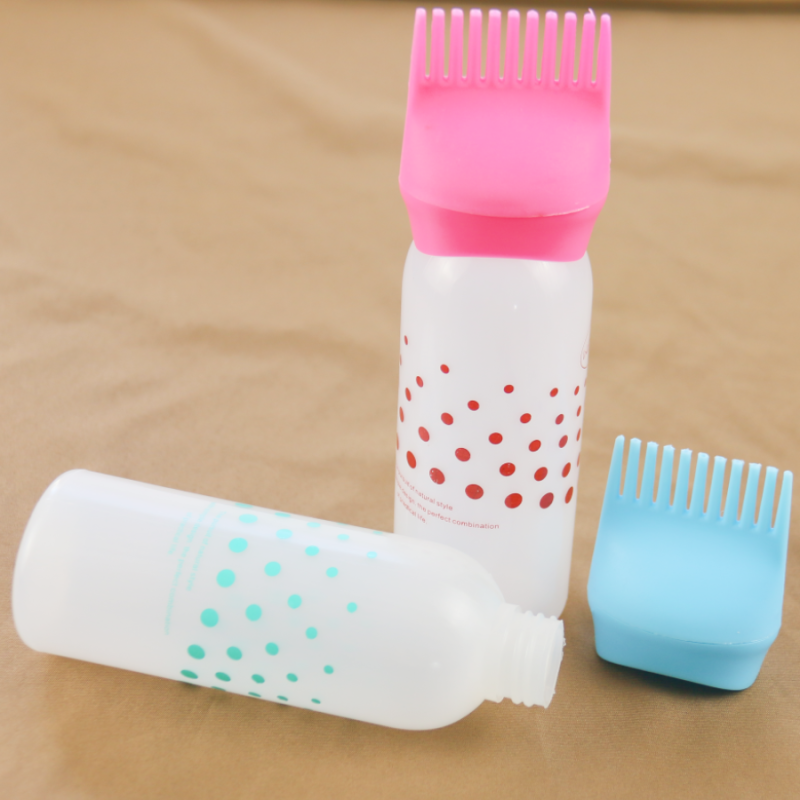 Hair Oil Dispenser Manufacturer - 180ml Salon Applicator Bottle with Brush