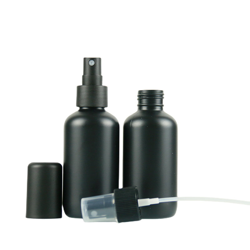 Plastic Spray Bottles Manufacturer - 60ml-120ml Matte Black Fine Mist Bottles