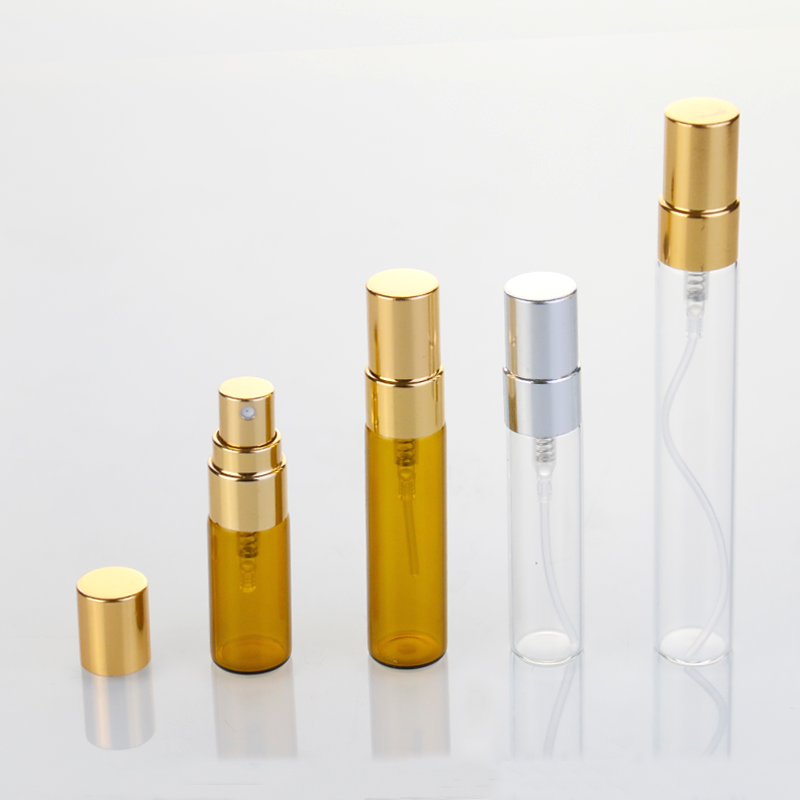 Amber Spray Pump Bottles Supplier - Custom 2ml-10ml Fine Mist Perfume Bottles