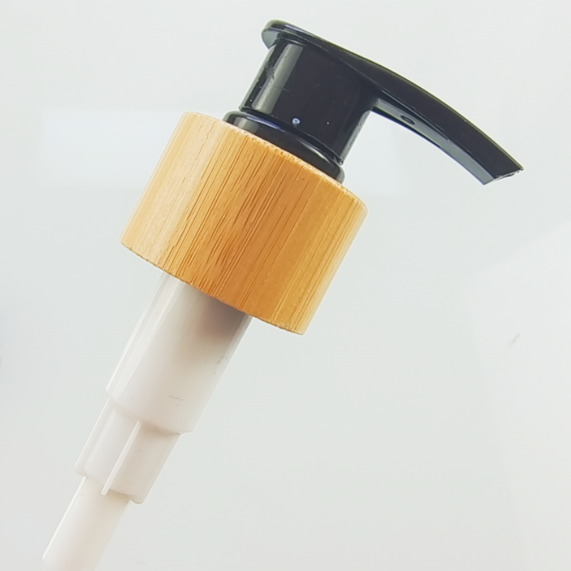 Bamboo Pump Supplier - 20/410-28/410 Black Shampoo Lotion Dispenser Pump