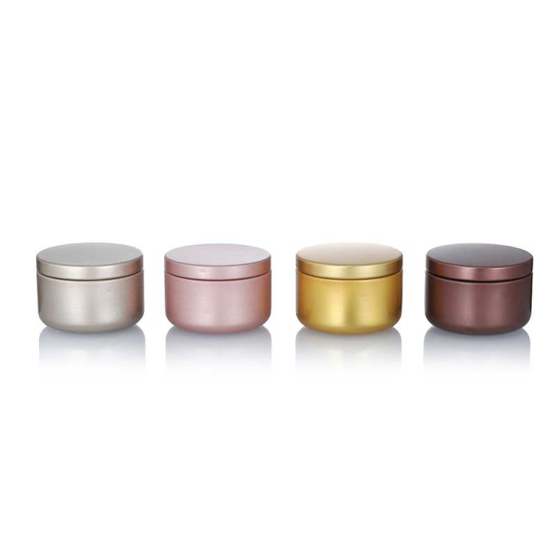 Metal Tin Jars Manufacturer - 50ml Round Candy Coffee Tea Container