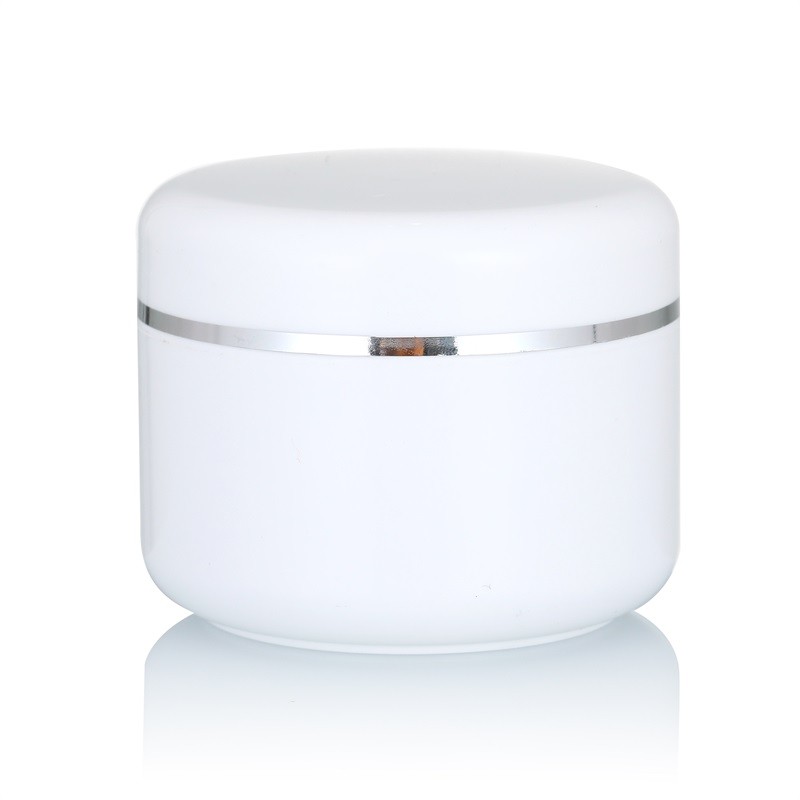 Plastic Cream Jars Supplier - 50g-250g White PP Plastic Facial Cream Jars