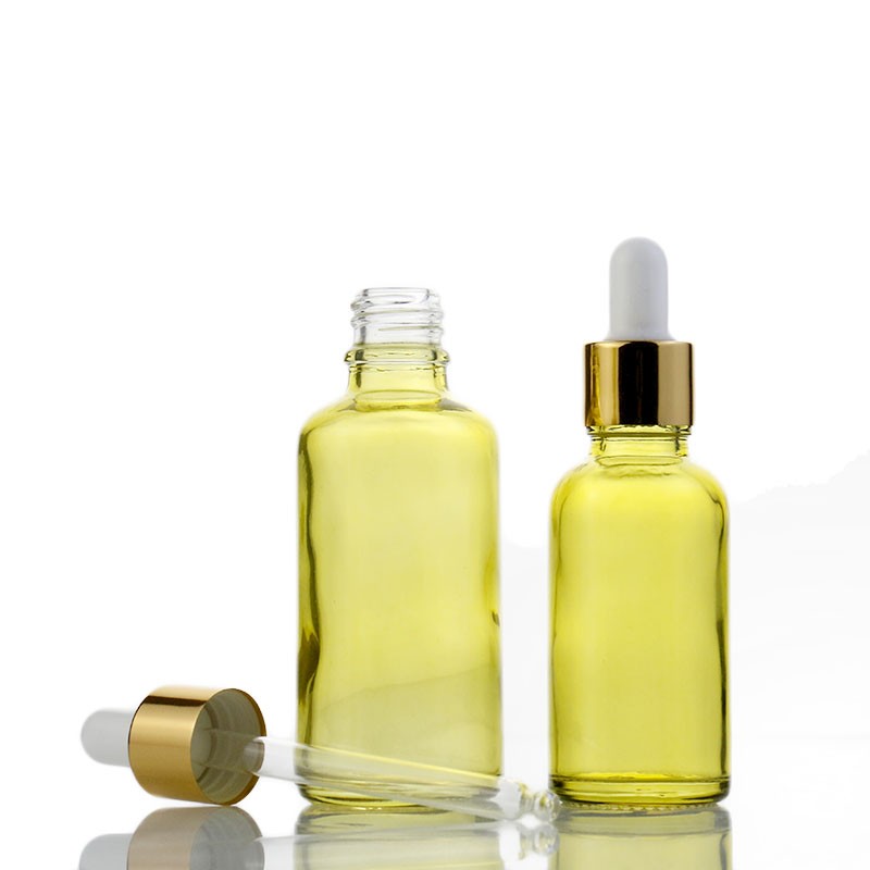 Olive Green Glass Bottles Supplier - 5ml-100ml Essential Oil Dropper Bottles