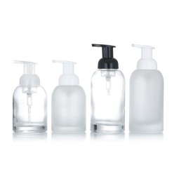Glass Soap Bottles Manufacturer - 250ml-375ml Foaming Pump Dispenser