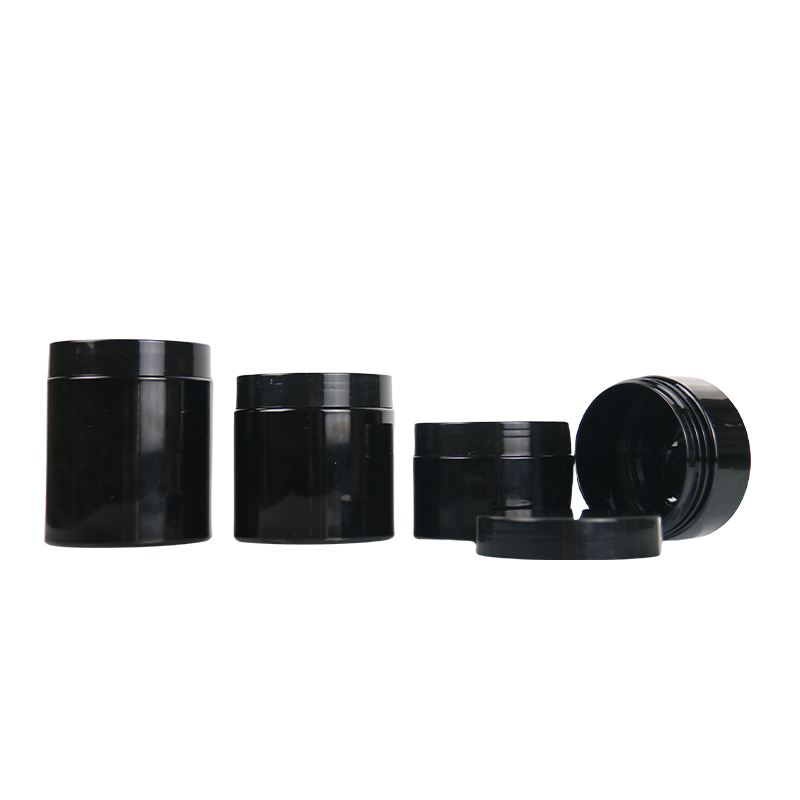 Plastic Cosmetic Jars Factory - 50g-200g Wide Mouth PET Plastic Jars