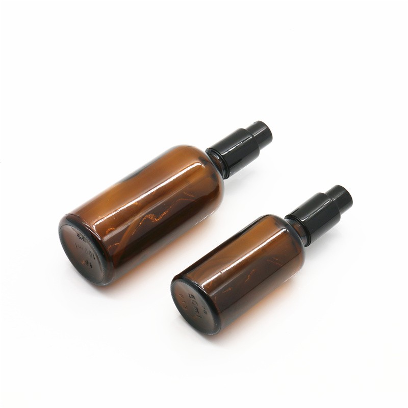Glass Spray Bottles Manufacturer - 5ml-100ml Amber Fine Mist Cosmetic Bottles