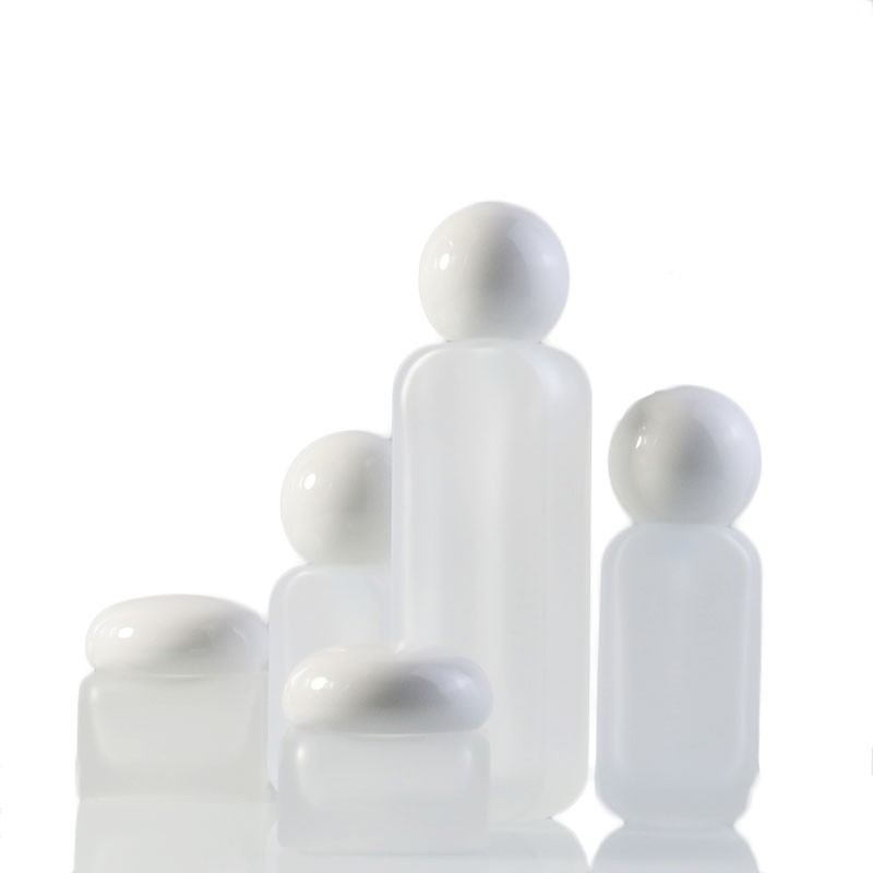 Square Perfume Bottles Manufacturer - 15ml-50ml Frosted Glass Pump Bottles