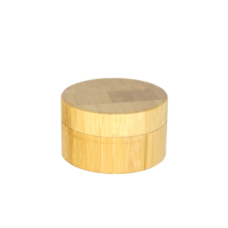 Bamboo Cosmetic Jars Manufacturer - 15g-50g Organic Plastic Cream Jars