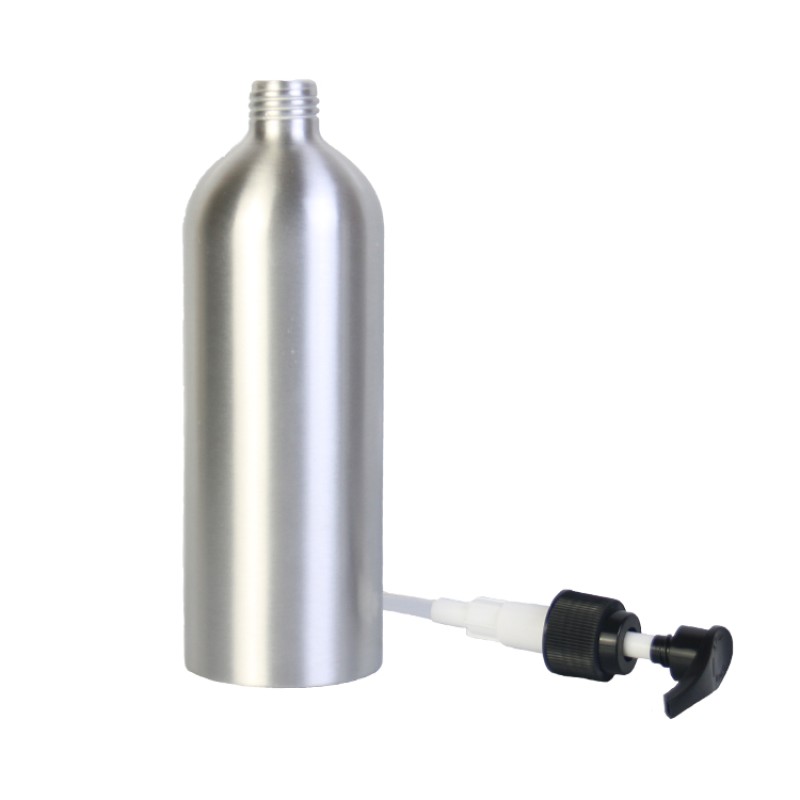 Aluminum Bottles Factory - 30ml-500ml Silver Hand Cream Perfume Bottles