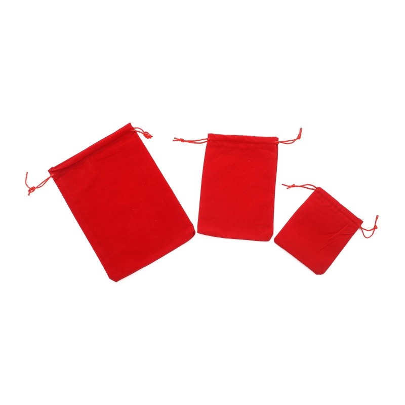 Velvet Pouch Supplier - Custom Logo Drawstring Jewelry Gift Pouch
