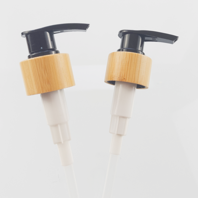 Bamboo Pump Supplier - 20/410-28/410 Black Shampoo Lotion Dispenser Pump