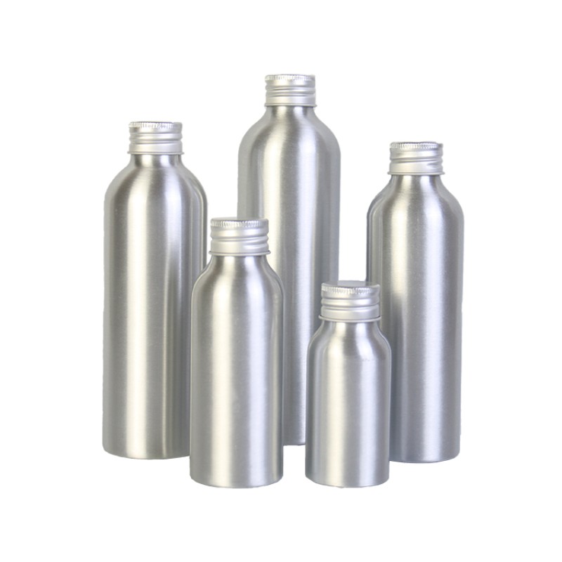 Aluminum Bottles Factory - 30ml-500ml Silver Hand Cream Perfume Bottles