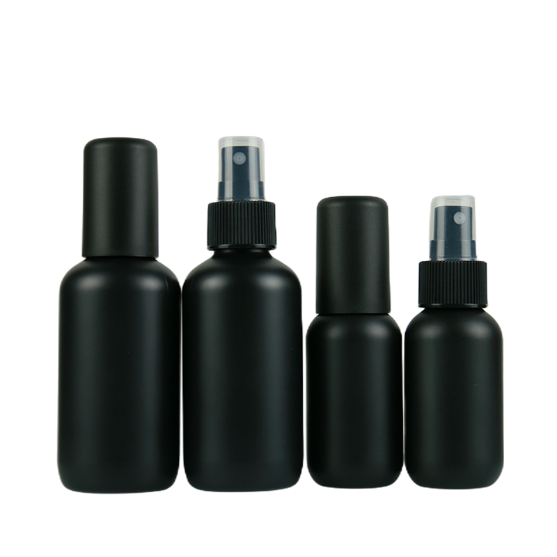 Plastic Spray Bottles Manufacturer - 60ml-120ml Matte Black Fine Mist Bottles