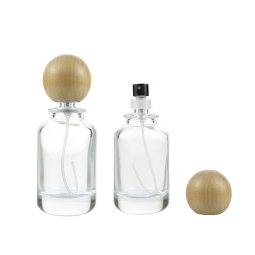 Wood Ball Lid Spray Bottles Supplier - 30ml-100ml Fine Mist Glass Perfume Bottles