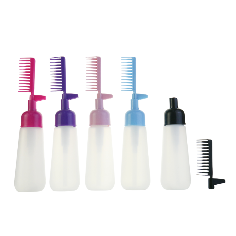 Hair Care Applicator Supplier - 160ml 2 in 1 Essential Oil Comb Bottle