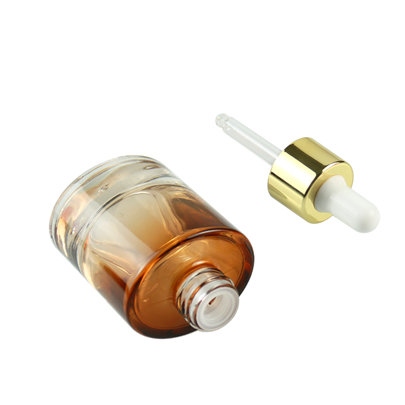 Gradient Glass Bottles Factory - 1oz Oval Essential Oil Dropper Bottles