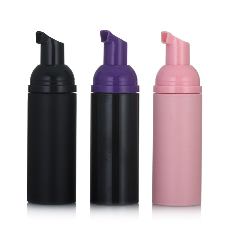 Foam Bottles Manufacturer - 50ml-200ml Pink Black Foaming Pump Bottles