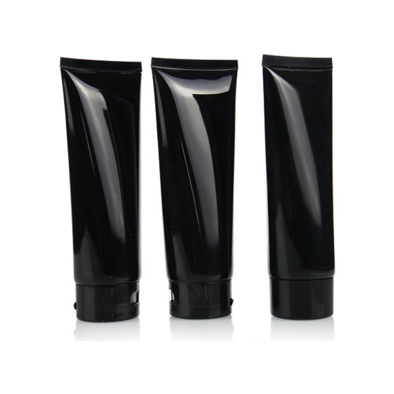 Frosted Plastic Tube Factory - 150ml Black Matte Hand Facial Container
