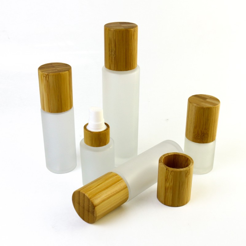 Bamboo Spray Bottle Supplier - 20ml-120ml Bamboo Pump Bottle with Cap