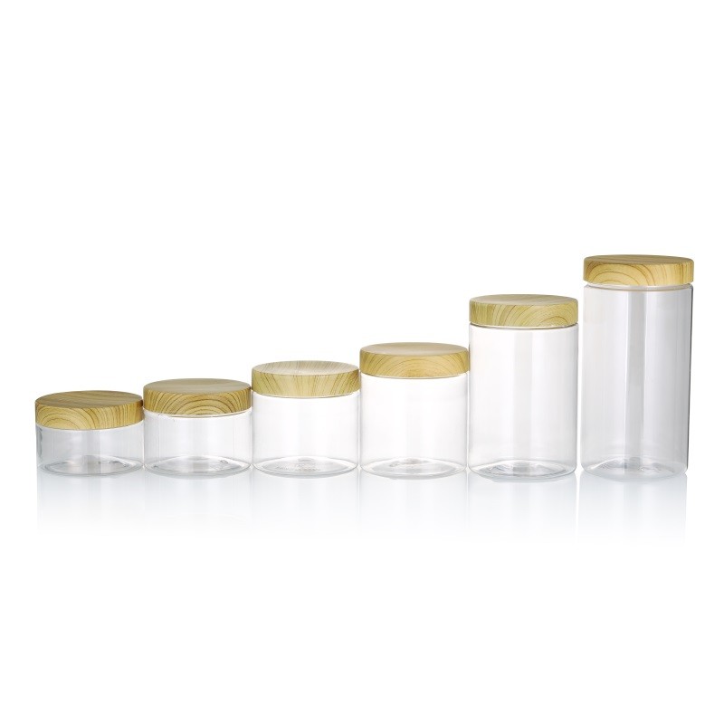 Plastic Jar Manufacturer - 50g-200g Round Food Grade PET Cream Can