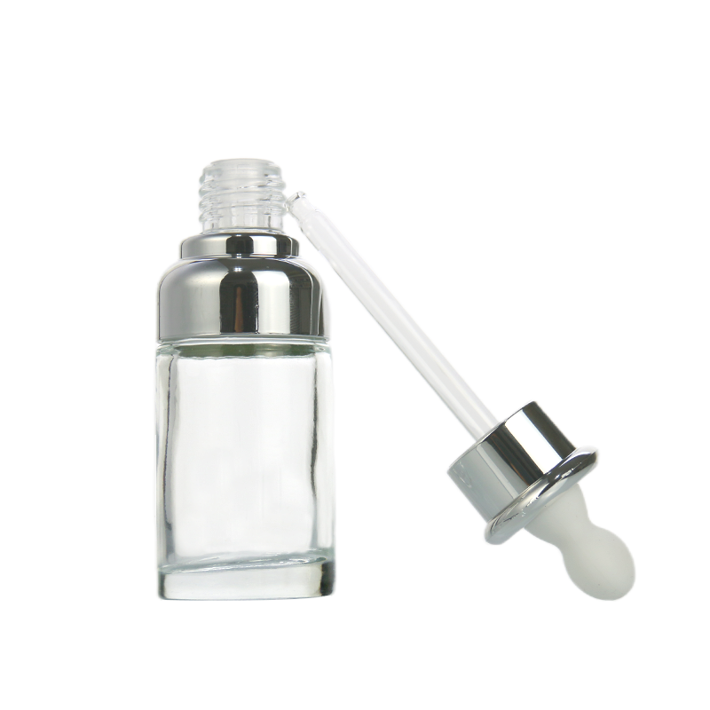 Gold Silver Glass Dropper Bottles Supplier - Custom 20ml-100ml Essential Oil Packaging