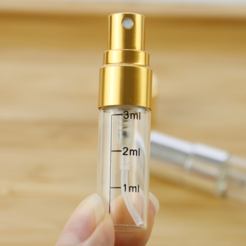 Mini Spray Bottles Factory - 2ml-10ml Clear Glass Perfume Sample Sprayer