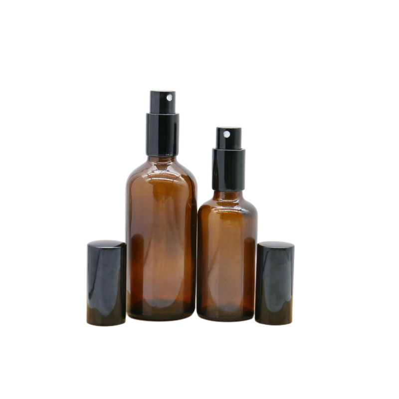 Glass Spray Bottles Manufacturer - 5ml-100ml Amber Fine Mist Cosmetic Bottles