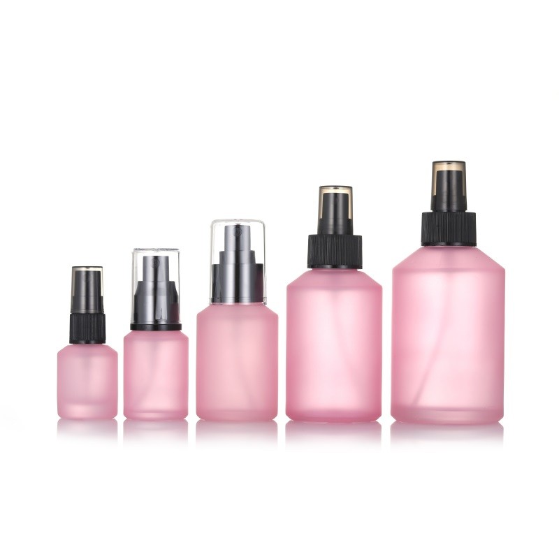 Glass Jar Set Manufacturer - Custom 15ml-120ml Frosted Skincare Cream Jar