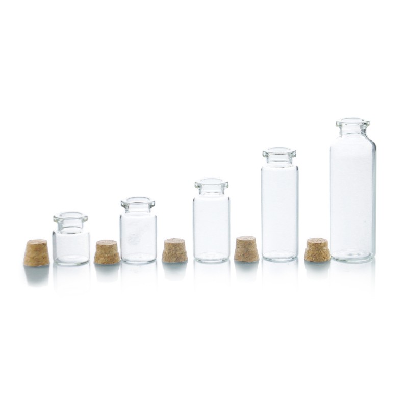 Mini Glass Vials Manufacturer - 5ml-60ml Clear Wishing Bottle with Cork