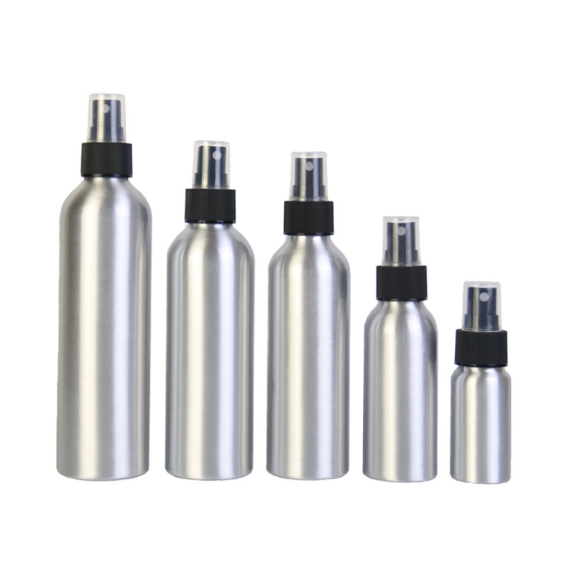 Aluminum Bottles Factory - 30ml-500ml Silver Hand Cream Perfume Bottles