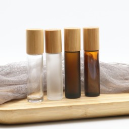 Bamboo Lid Glass Bottles Manufacturer - Eco-friendly 5ml-10ml Roll On Bottles