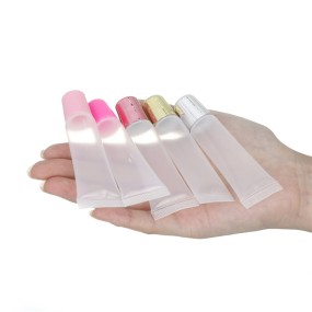 Frosted Lipstick Tubes Manufacturer - 10ml-15ml Transparent Lip Gloss Tube