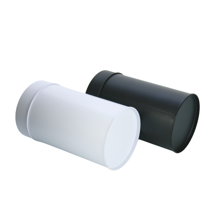 Metal Tin Can Factory - Food Grade Double Lid Tea Candy Storage Jar