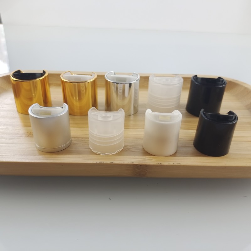 Disc Top Cap Factory - 20/410-28/410 Aluminum Plastic Gold Silver Cap