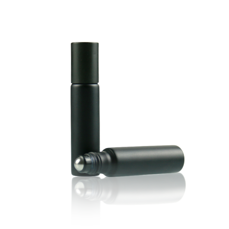 Black Glass Roll On Bottles Supplier - 10ml Essential Oil Perfume Bottles